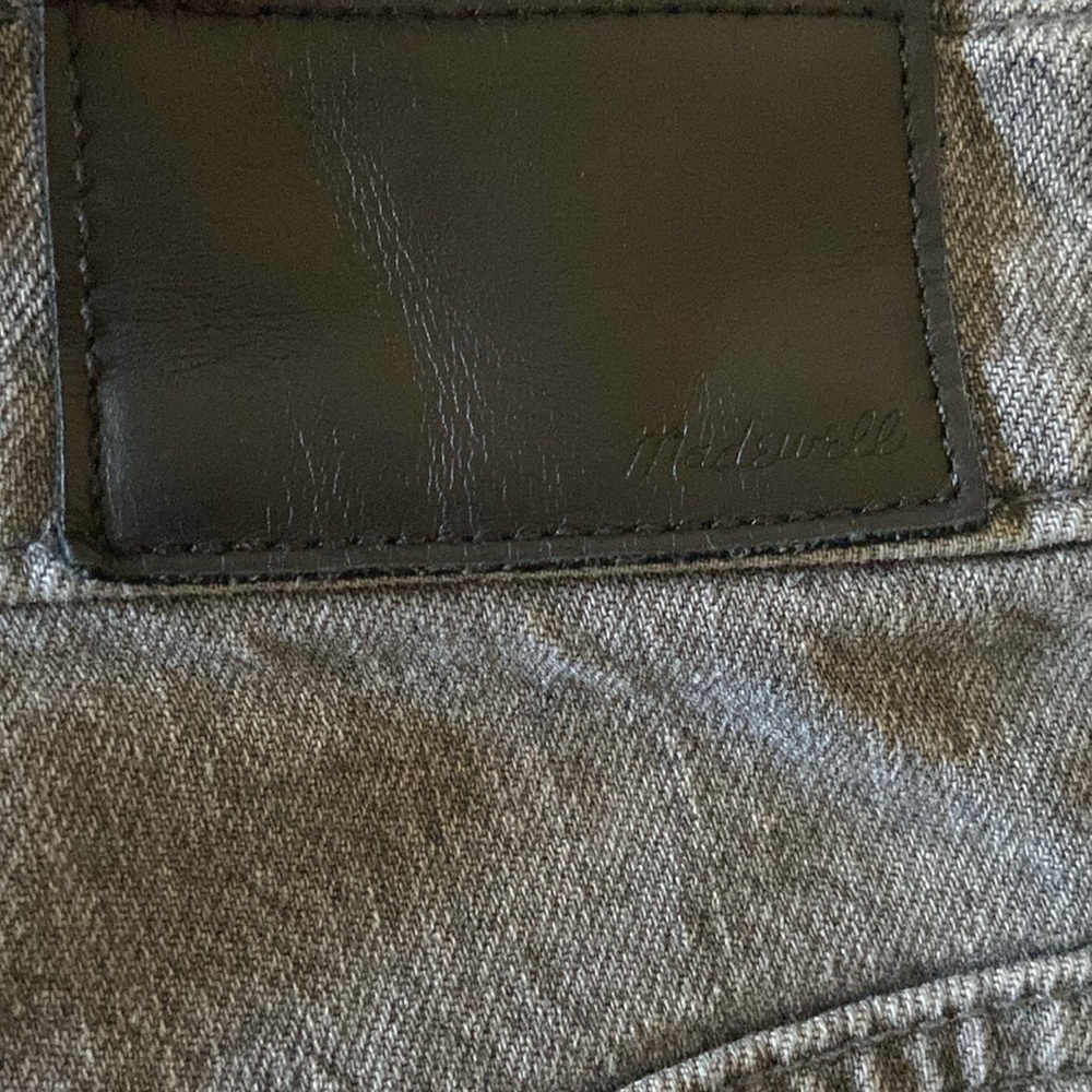 Madewell Women’s Gray Lightwashed Straight Leg Vintage Jeans Size 27 Ecofashion - Picture 10 of 10